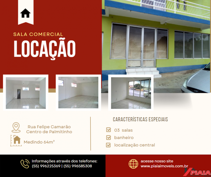 ALUGADA - SALA COMERCIAL- CENTRO 