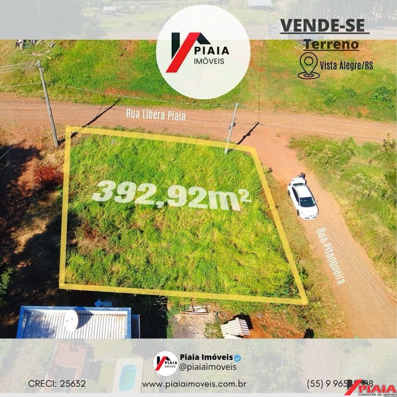 Terreno de esquina 392,92M²