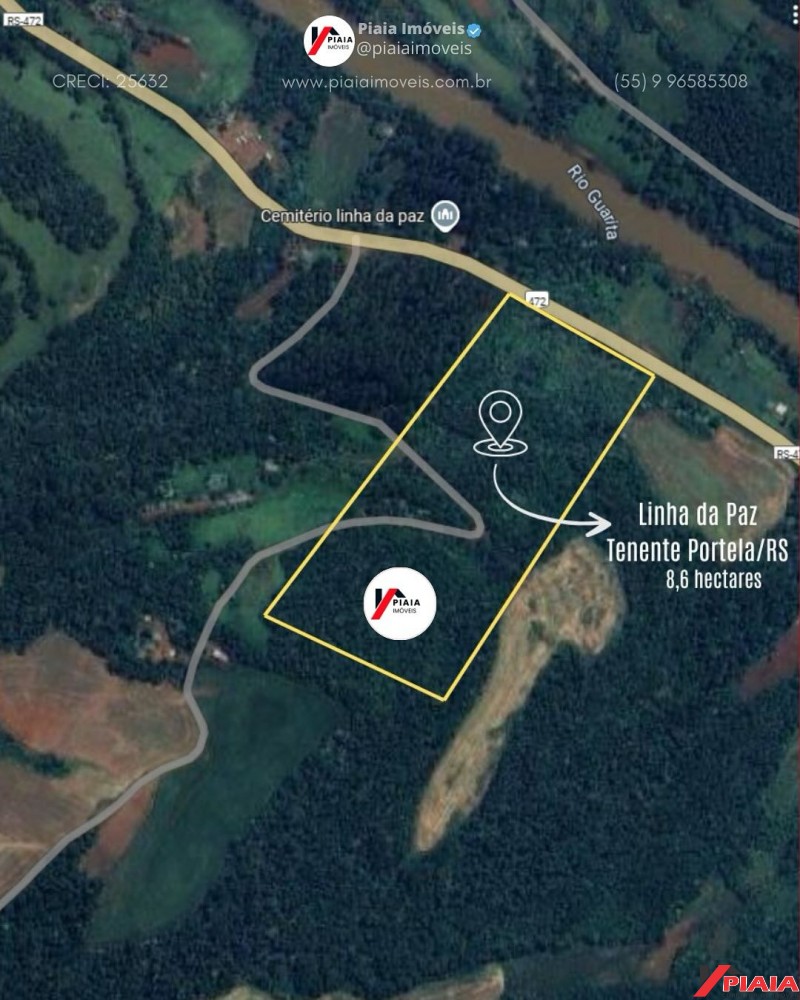 AREA RURAL 3,8 HECTARES/ RIO GUARITA