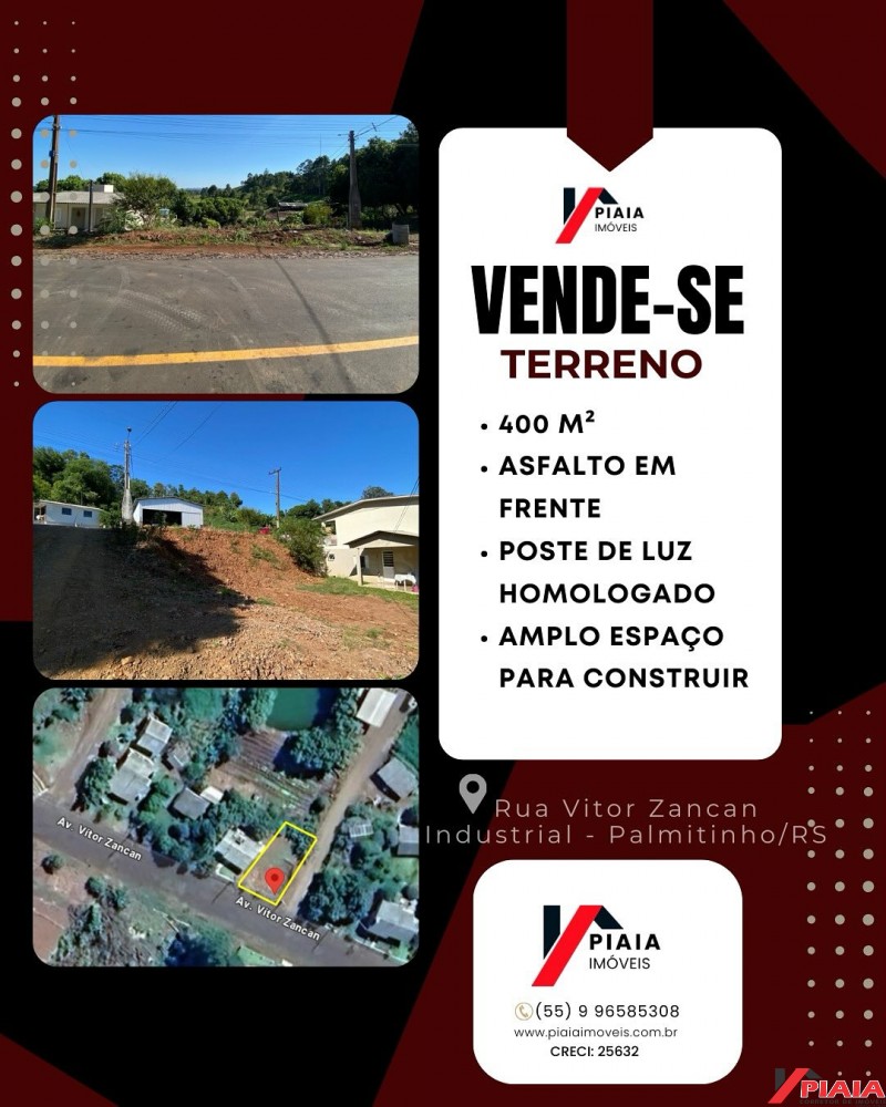  Terreno de Esquina à Venda - 400m²
