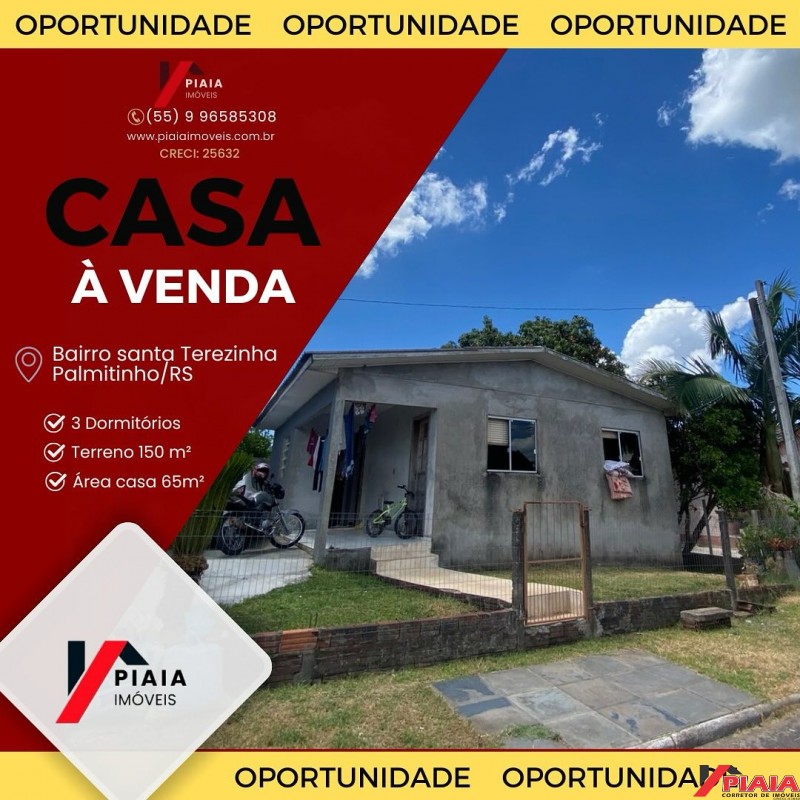 Casa à Venda - 65m² em Terreno de 150m²